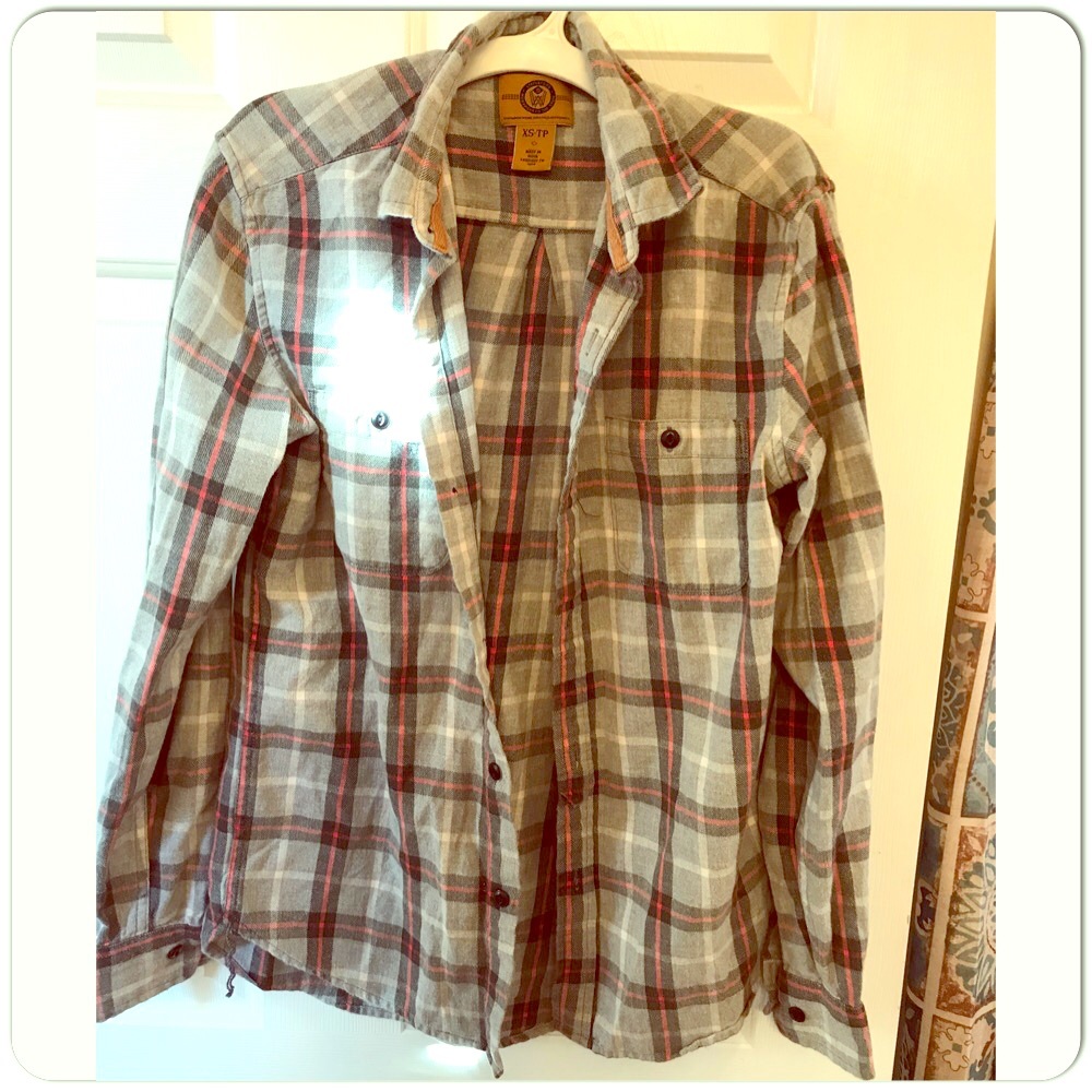 Urban Outfitters Stapleford Flannel Button Dwn Top